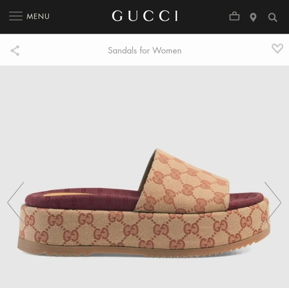 Brand new woman's original GG slide sandal 100% Authentic item come with receipt - Picture 5 of 5